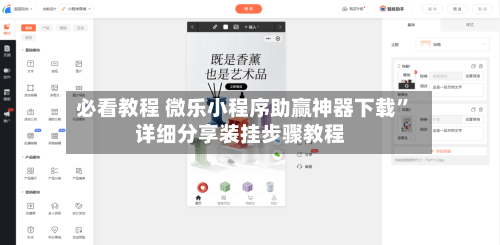 必看教程 微乐小程序助赢神器下载	”详细分享装挂步骤教程-第2张图片